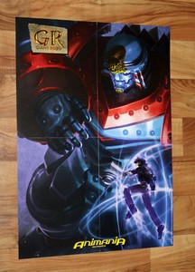 Gr Giant Robo Black Cat Manga Anime Rare Promo Poster 56x40cm Ebay