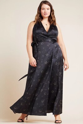 Anthropologie Hutch Starry Night Plus Wrap Maxi Dress Size 2X. B27 | eBay Anthropologie Hutch Starry Night Plus Wrap Maxi Dress Size 2X. B27 | eBay