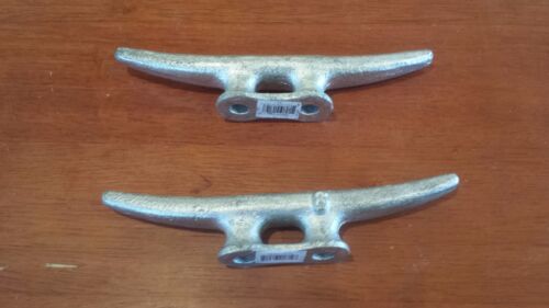 DOCK CLEAT Galvanized 6" - Lot of 2 - NEW! - hexagon mounting holes - six inches - Foto 3 di 5