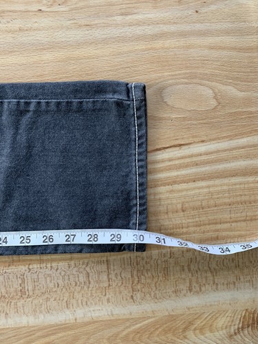 Vans Slim Straight Jeans Charcoal Gray Mens Size 28x30 - Picture 10 of 10