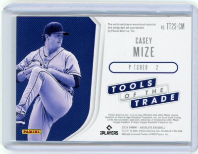 2021 Panini Absolute Baseball Gold Dual Rookie Patch Auto #TT2S-CM