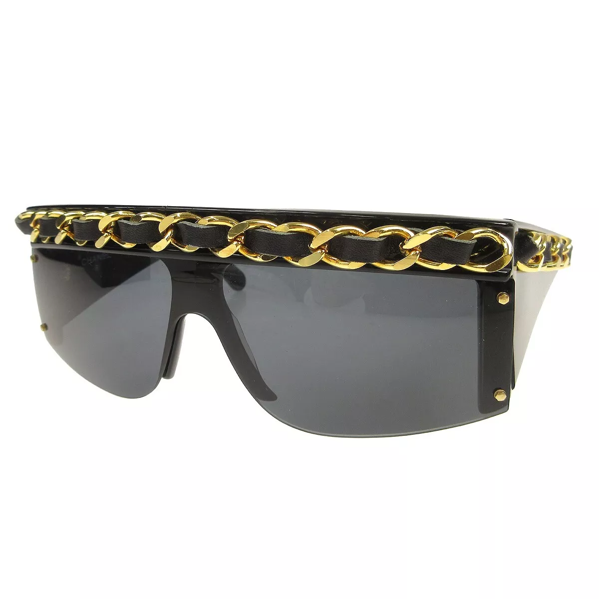 Chanel Blue Chain Square Tinted Sunglasses – Caroline's Fashion Luxuries