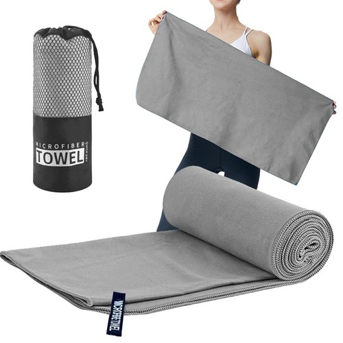 Microfiber Gym Towels Sports Sweat Towel Super Absorbent Ultra Soft Breathable - Picture 32 of 46