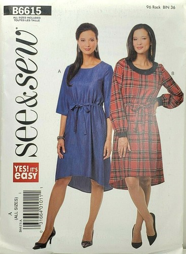 Cartamodello Butterick B6761E5 | Abito Donna Senza Maniche Taglie E5 (14-22)