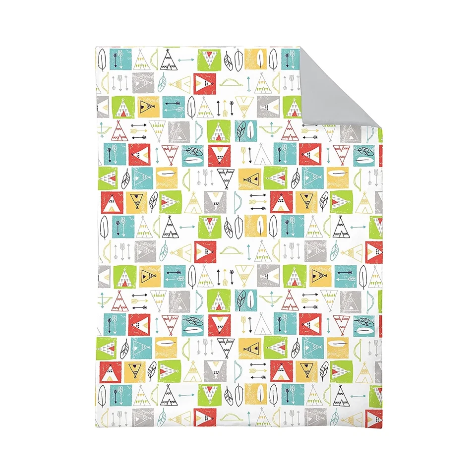 Juego de ropa de cama Zutano Teepee Tribal de 4 piezas para niños pequeños Foto 2 de 4