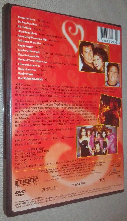 ミュージック Chapel of Love DVD Jeff Barry & Friends Jeff Barry & Friends - Chapel of Love - Amazon.com Music