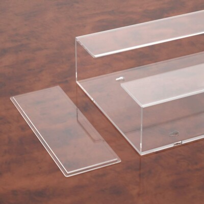 Snapklik.co : Weysat 2 Pcs Acrylic Glove Box Holder Dispenser Glove Holder For Wall Ount