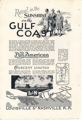 Magazine Ad - 1926 - Louisville & Nashville Railroad ...