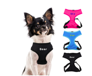 dog harness custom name