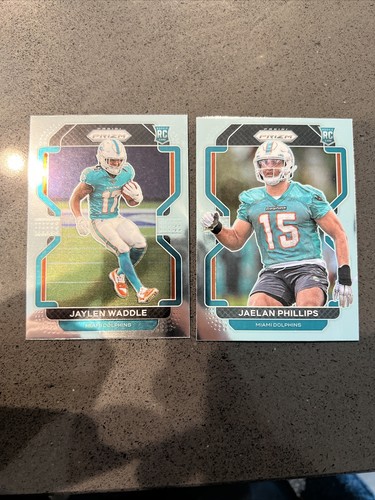 JAYLEN WADDLE 2021 Panini Prizm Rookie Card 338 Base Miami Dolphins RC 
