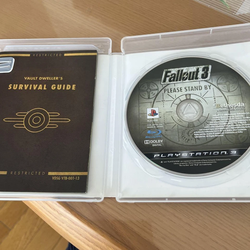 PS3 Fallout 3 CERO : Z PlayStation 3 Video Game With Box Used Japan Import 84 - Image 3 of 3