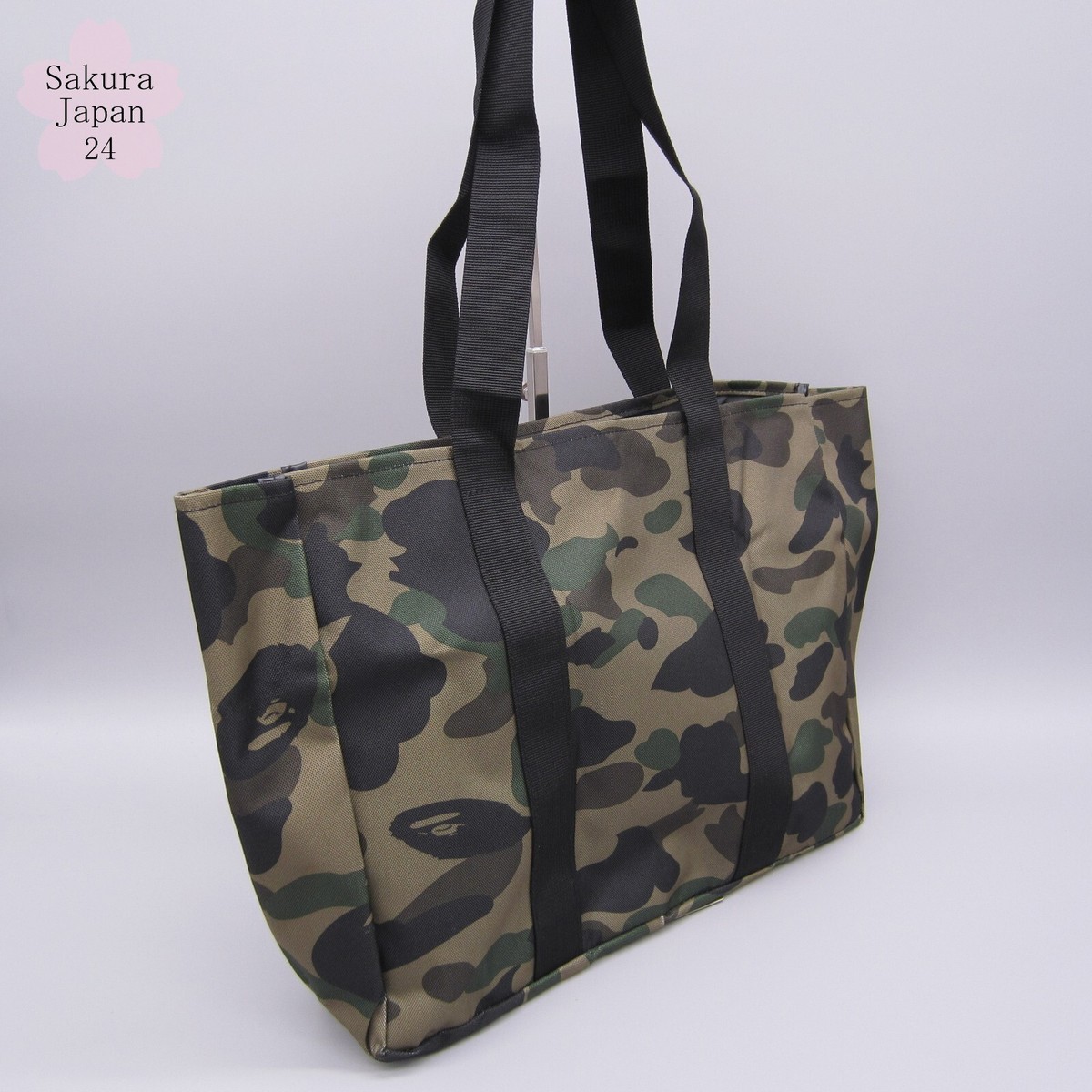 A BATHING APE　バッグ　コメントにてお値下げ可 BAPE A Bathing Ape 1ST Camo Big Tote Bag smart October 2024