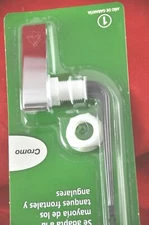 NEW FluidMaster 681 CHROME Universal Sure-Fit Toilet Flush Lever Handle 681135