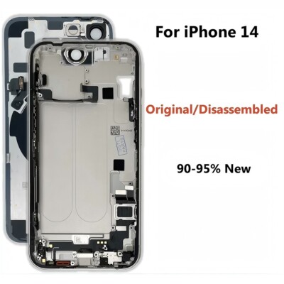 Middle Frame Housing For iPhone 14 Back Cover Battery With NFC Wireless 95%
