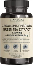 VINATURA Caralluma Fimbriata, EGCG 45% Extract 1250mg + Fucoxanthin 3mg *USA4/26