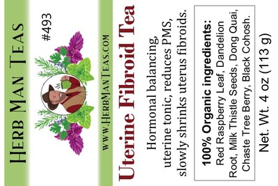 FIBROID TEA- Reduces Fibroids & helps balance hormones by Master Herbalist