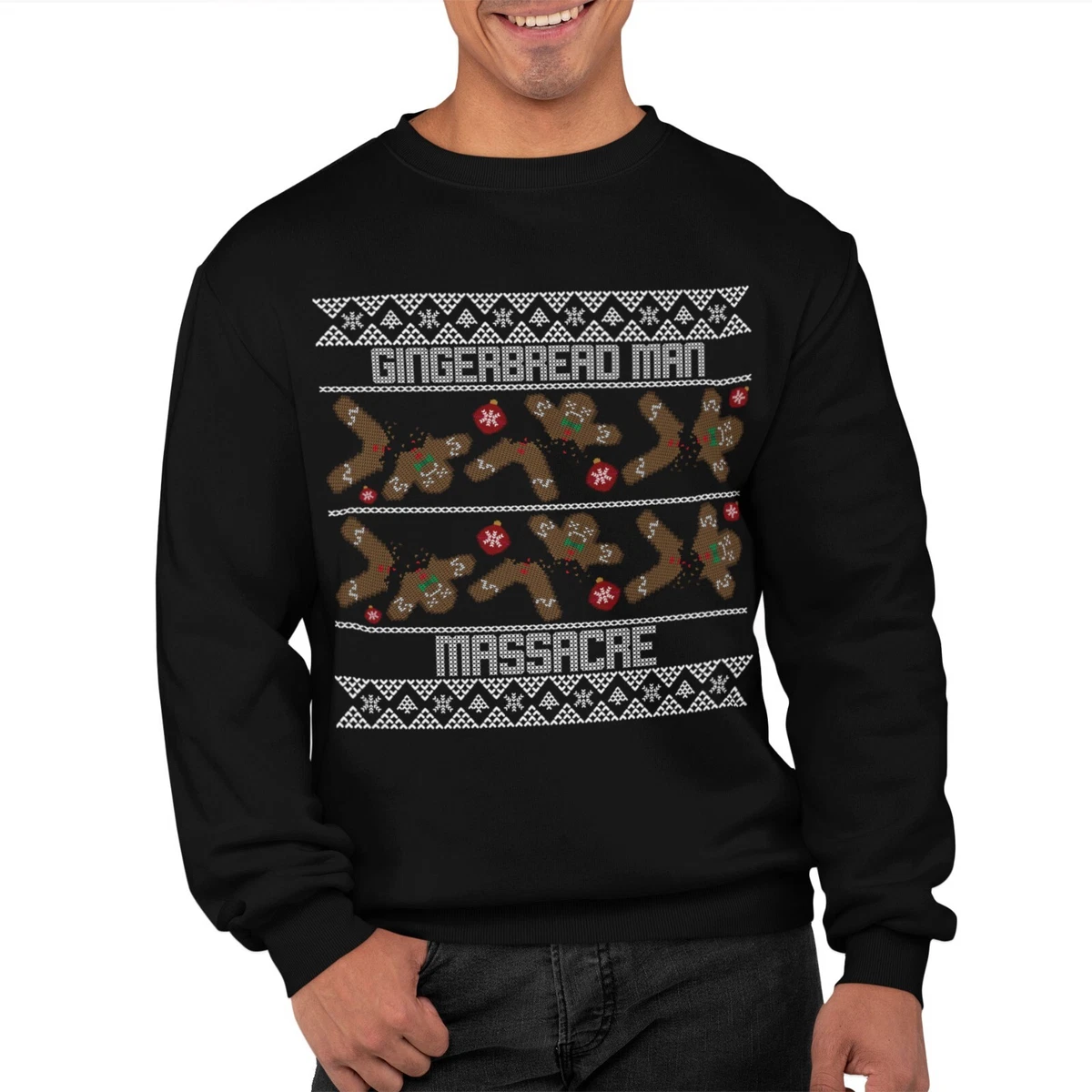 Gingerbread man christmas jumper cheap