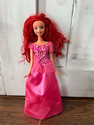 ARIEL LITTLE MERMAID DISNEY PRINCESS BARBIE DOLL PINK