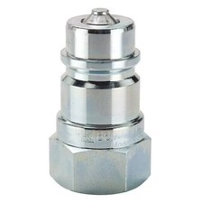 Parker 6602-16-16 Hydraulic Quick Connect Hose Coupling, Steel Body, Sleeve