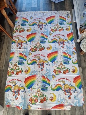 Rainbow Brite Vintage Einzelbett Set kaum benutzt 1983 bunt Retro 80er