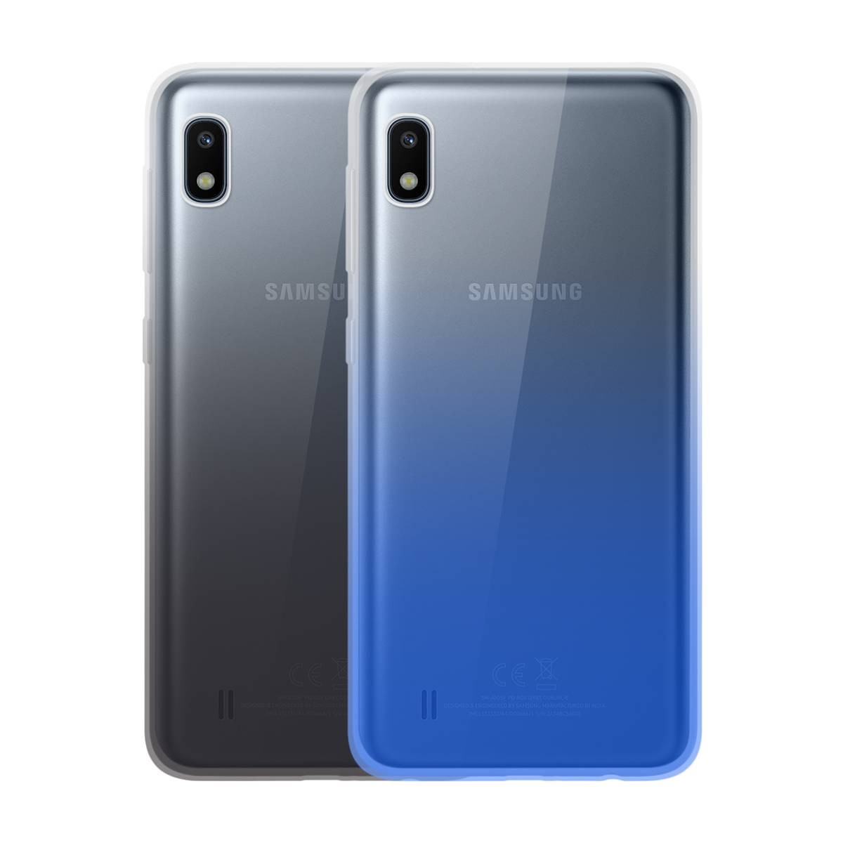 Protection Samsung Galaxy A10 anti-rayures lot de 2 coques épaisses colorées