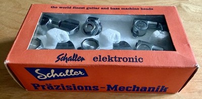 Schaller M6 Präzisions-Gitarrenmechaniken, Guitar Tuners/machine Heads Chrome
