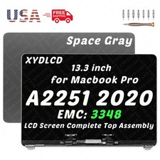 for MacBook Pro Retina A2251 2020 EMC3348 LCD Screen Display Assembly Space Gray