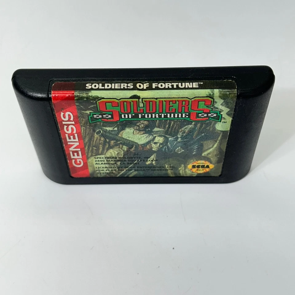 Soldiers of Fortune Sega Genesis Videojuego SOLO JUEGO Foto 2 de 3