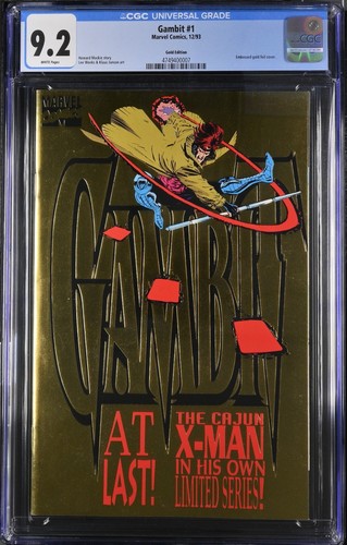 Gambit #1 Gold Edition Variant 1993 Marvel Comics - CGC 9.2 White Pages