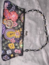 Vintage Style Women s Black/Multicolor Floral...