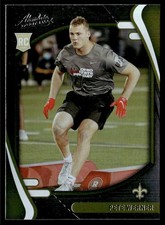 2021 Panini Absolute Pete Werner Rookie New Orleans Saints #181