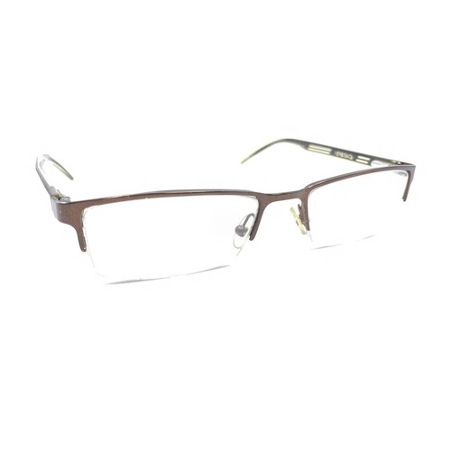 Carrera CA 7541 05BZ Brown Bronze Half Rim Eyeglasses Frames 52-18 140 Men Women