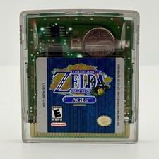 The Legend of Zelda Oracle of Ages GBC Authentic Tested Cartridge New Battery