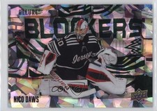 2022-23 Upper Deck Allure Blockers Green 50/99 Nicolas Daws Nico Daws #BL-2 1yj