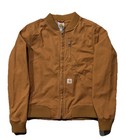 Carhartt Full Zip Canvas Bomber Jacket. Womens Small (4/6). Brown.