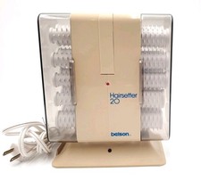 Vintage Belson 20 Hairsetter Hot Rollers W/Clips Tested Works Retro Hair