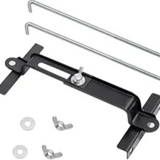 Premium Adjustable Battery Hold Down for Tray, Univ Size: 8inches / 19cm bolts