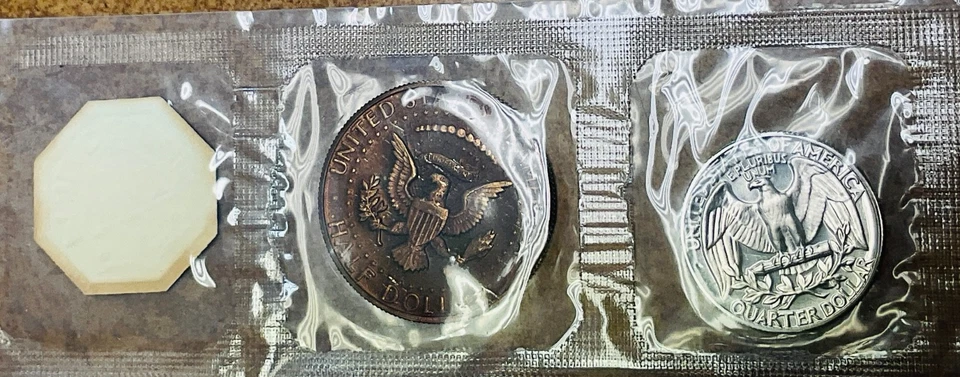 1964  Silver Proof Set with unusual reddish, copper color toning, sealed. - Image 3 of 4