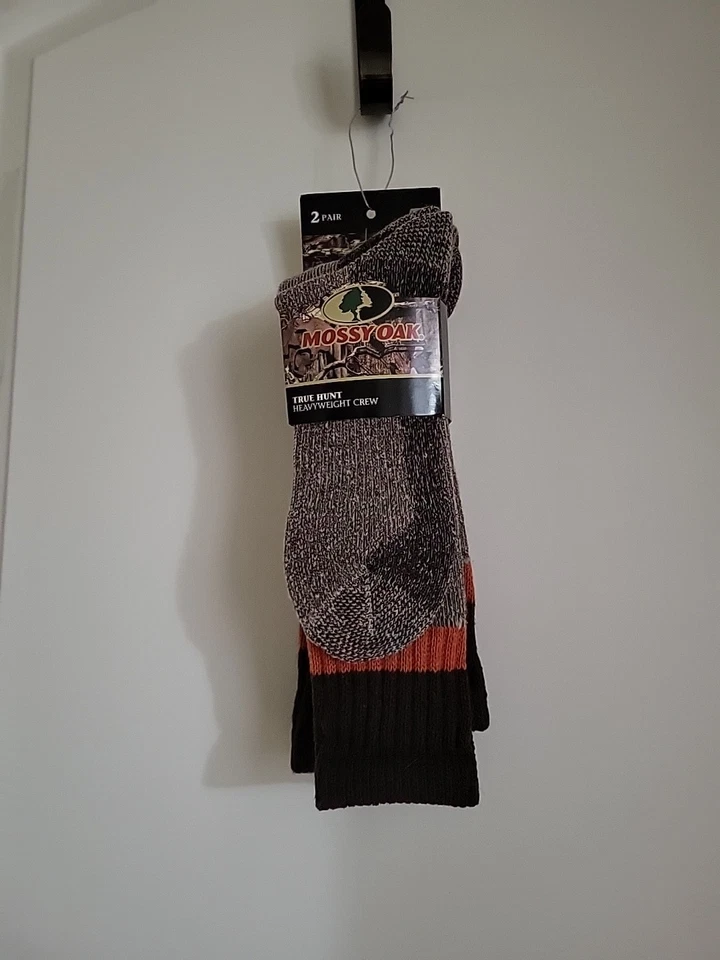 CALCETINES HOMBRE MUSSY OAK TRUE HUNT. TRIPULACIÓN DE PESO PESADO. Talla L. 9-12.5. 2PR. NWTS Foto 3 de 4