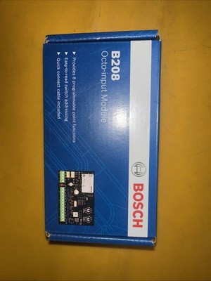 New Bosch Expansion Switch Octo-Input Module Control Panel - B208 Sealed