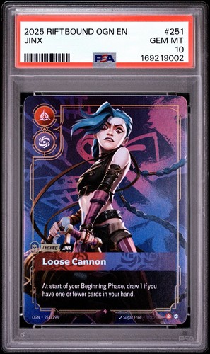 Jinx, Rebel graded PSA 10 for sale on eBay