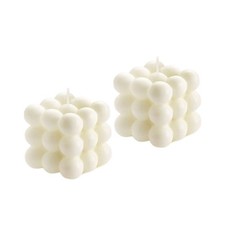 Bubble Candle, Vanilla Scented Aesthetic Bubble Cube Candle, Floating Shelves...