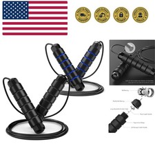 Jump Rope, Tangle-Free Rapid Speed Jumping Rope Cable with Ball Bearings for ...