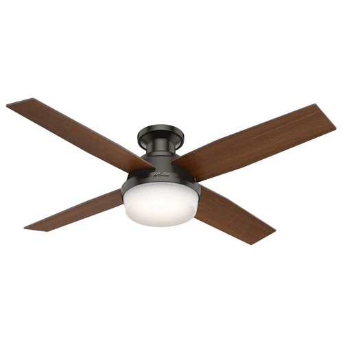Hunter Fans - Dempsey 52 Inch Low Profile Ceiling Fan with LED Light Kit and - Picture 4 of 4