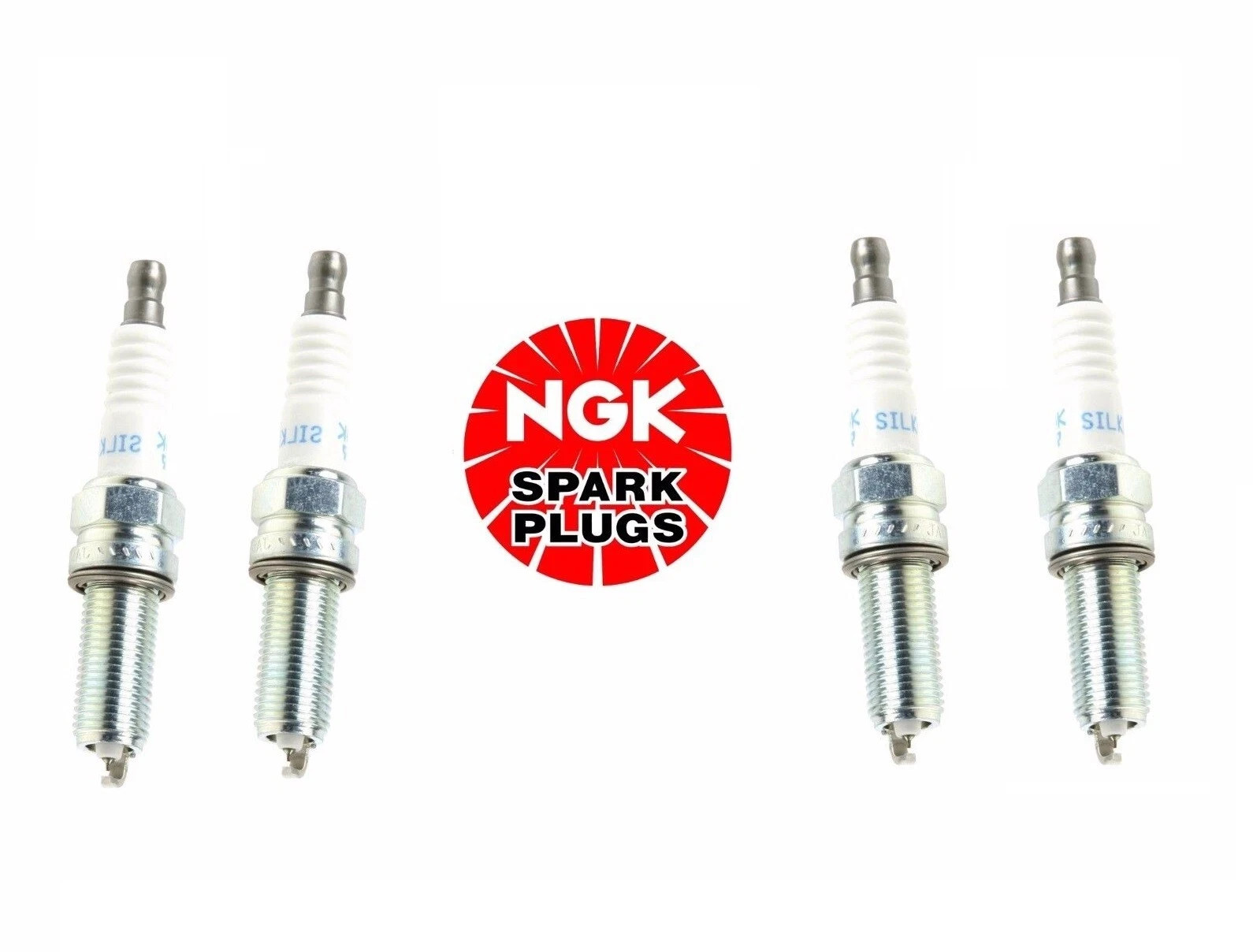 Set of 4 Spark Plugs NGK Laser Platinum SILKR8AS For Acura RDX L4 2007-2012