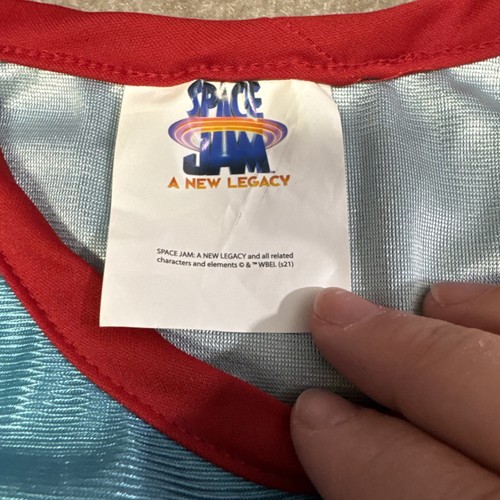 Tune Squad Space Jam A New Legacy Basketball Jersey & Shorts Adult Small Costume - Picture 2 of 8