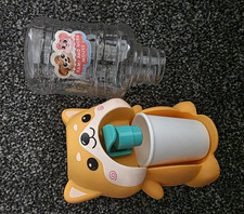 Kids Novelty Animal Mouse Figural Water Bottle Set 251-500ml w Cup & Lid
