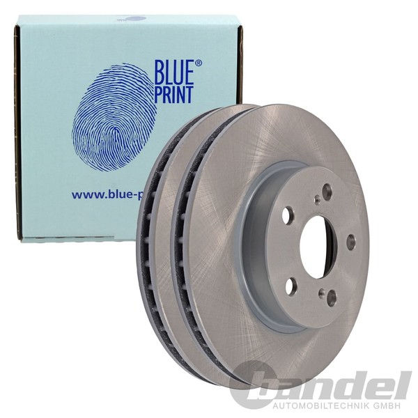 2X Blue Print Bremsscheiben Ø255Mm Vorne Passend FÜR Toyota Prius-image