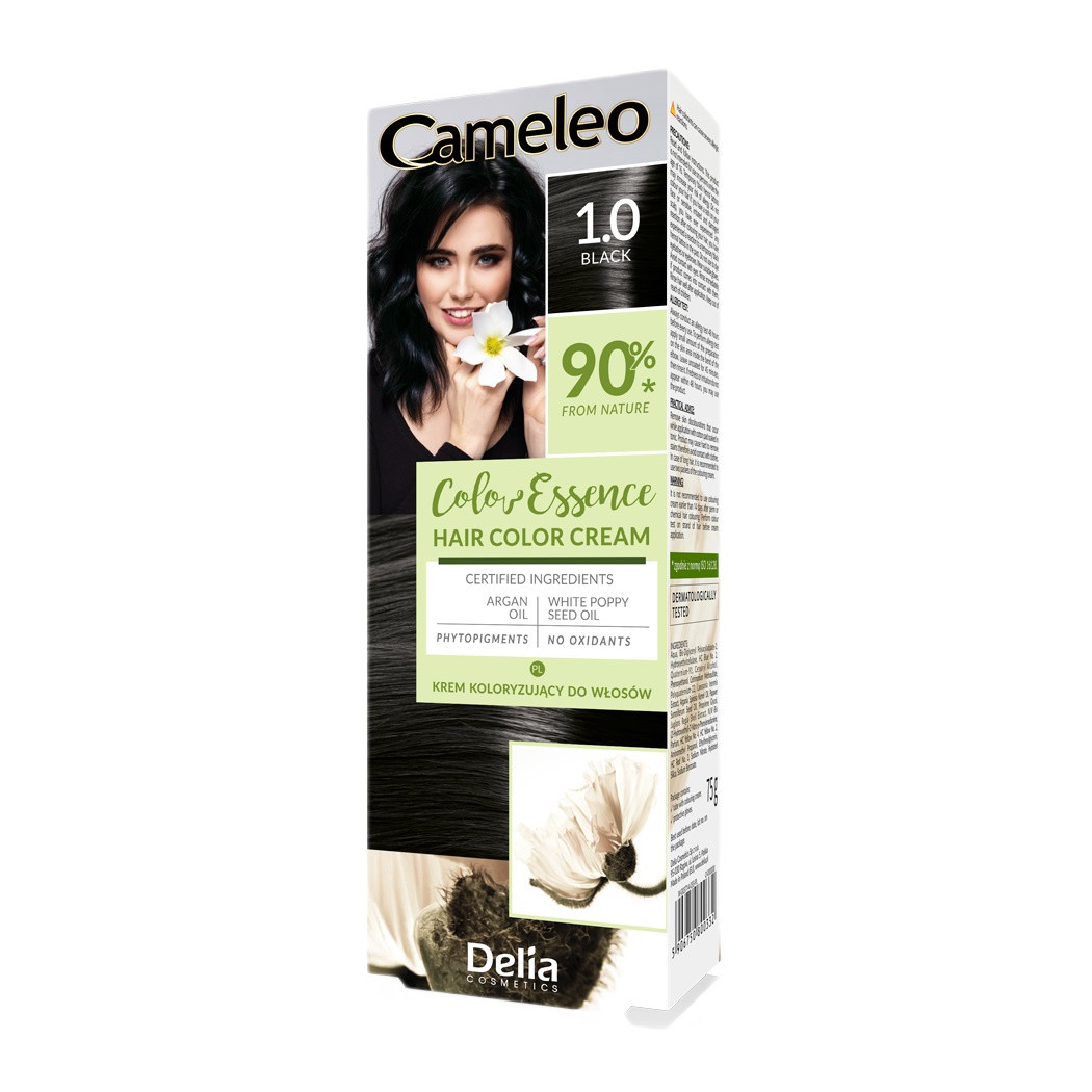 5906750800318 Крем-эссенция для окрашивания волос Cameleo Color Essence 1.0 Черный, 75 г (P