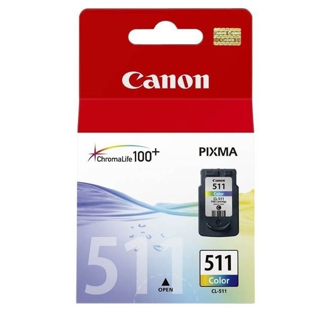Cartouche d'encre CL-511 Canon authentique pour des tirages photo d'une finesse absolue